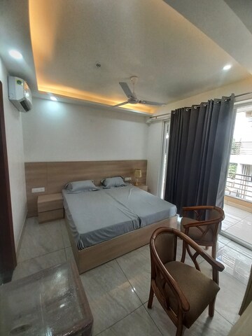 Staircase in Studio Apartment at Sector 43 – for Rent