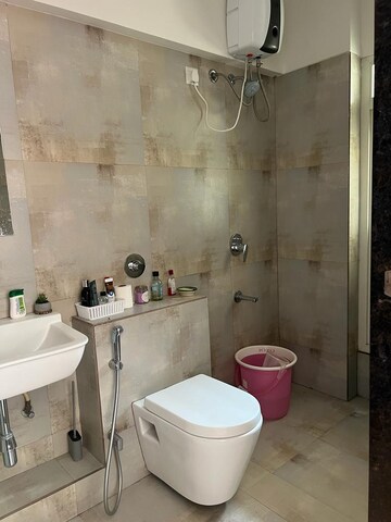 Bathroom in 2 BHK Apartment at Puranik Abitante, Bavdhan – for Rent