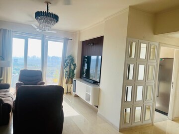 Living Room in 3 BHK Apartment at DLF The Skycourt, Sector 86 – for Rent