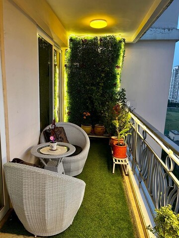 Balcony in 3 BHK Apartment at DLF The Skycourt, Sector 86 – for Rent