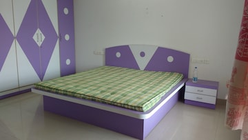 Bedroom in 3 BHK Apartment at Pethkar Shefalika Heights, Kothrud – for Rent