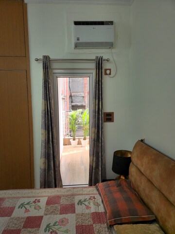 Living Room in 3.5 BHK Builder Floor at Sheikh Sarai – for Rent