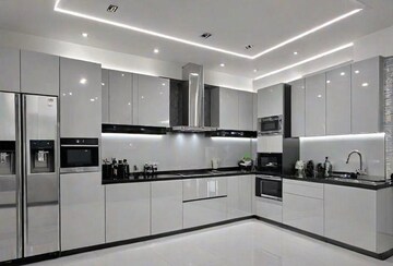 Kitchen in 3 BHK Apartment at Shiva Shakthi Residency, Rajarajeshwari Nagar – for Sale
