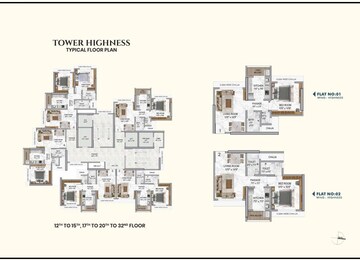 Floor Plan in 1 BHK Apartment at Gajra Bhoomi Castle, Kalyan Shilphata Road – for Sale