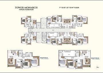 Floor Plan in 1 BHK Apartment at Gajra Bhoomi Castle, Kalyan Shilphata Road – for Sale