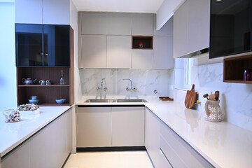 Kitchen in 2 BHK Apartment at Ambala Highway – for Sale