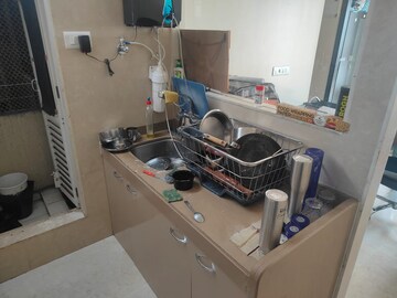 Kitchen in 2 BHK Apartment at Dosti Oak, Kolshet Industrial Area – for Rent