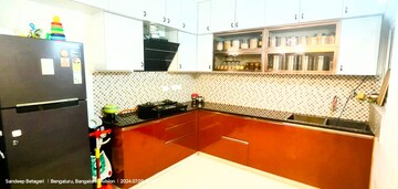 Kitchen in 2 BHK Apartment at Sowparnika Flamenco, Sarjapur Road – for Rent