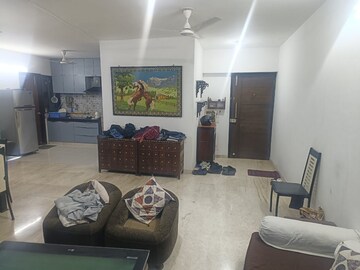 Living Room in 3 BHK Apartment at Takshashila Air, Ellisbridge – for Rent