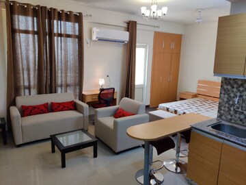 Team Area in 1 RK Apartment at Supertech Czar Suites, Omicron I Greater Noida – for Rent