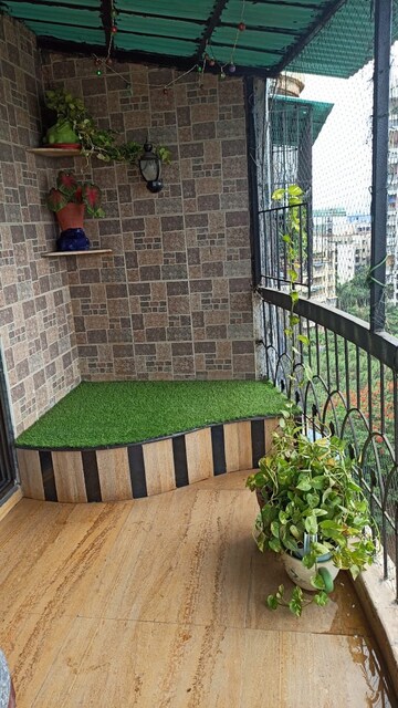 Balcony in 3 BHK Apartment at Keshav Kunj III, Sanpada – for Rent