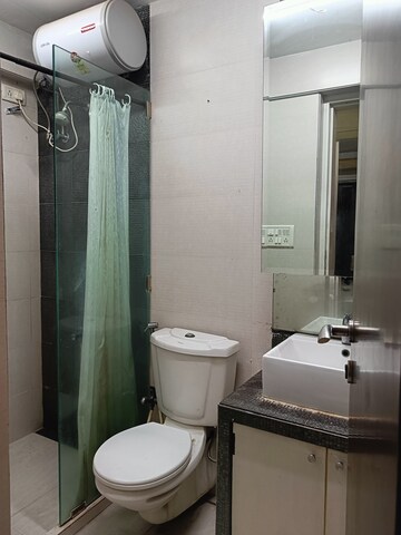 Bathroom in 3 BHK Apartment at Lokhandwala Harmony, Worli – for Rent