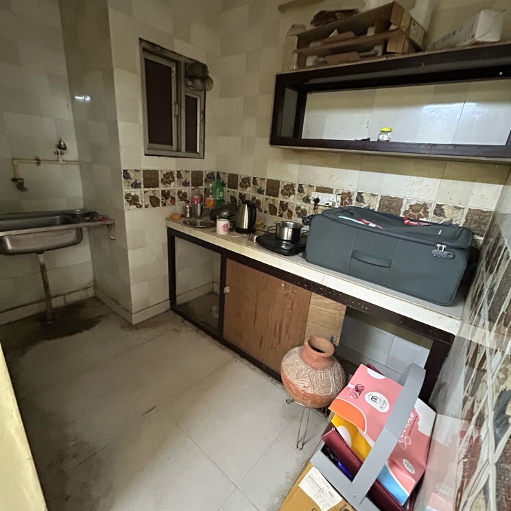 Kitchen, kotla mubarakpur 1 Bedroom 450 Sq.Ft. Builder Floor In Kotla Mubarakpur Delhi 8082861