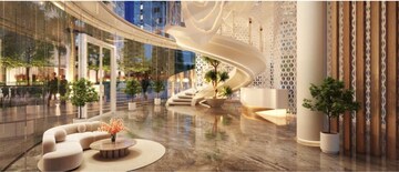Building Lobby in 3 BHK Apartment at The Trilight, Kokapet – for Sale