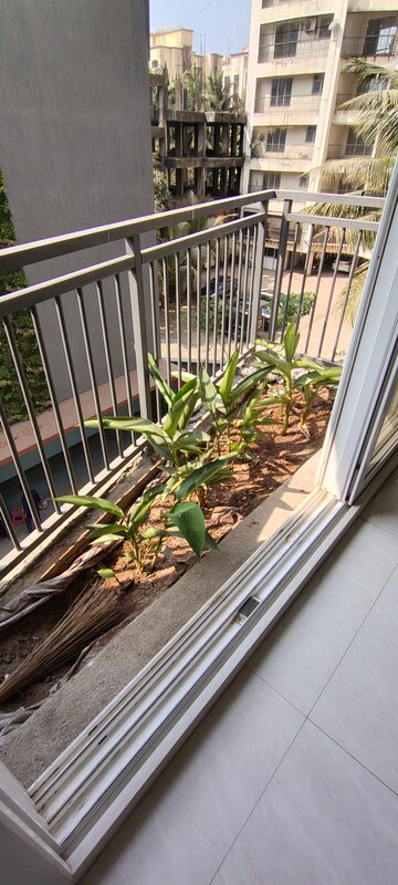Balcony in 1 BHK Apartment at Salasar Exotica I, Mira Road – for Rent
