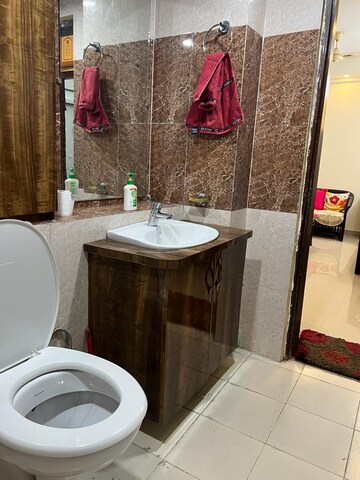Bathroom in 2.5 BHK Apartment at Unnati Fortune The Aranya, Sector 119 – for Rent