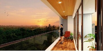 Balcony in 4 BHK Apartment at Lulla Nagar – for Sale