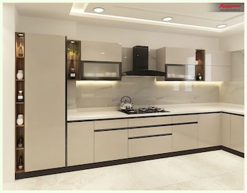 Kitchen in 1 BHK Apartment at Ansal Celebrity Suites, Sector 2 – for Rent