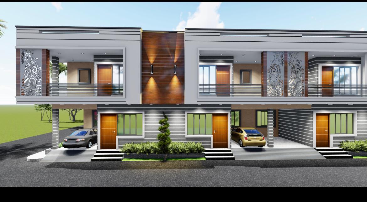 3 BHK + Study Room Villa For Sale in Green Villa 2 