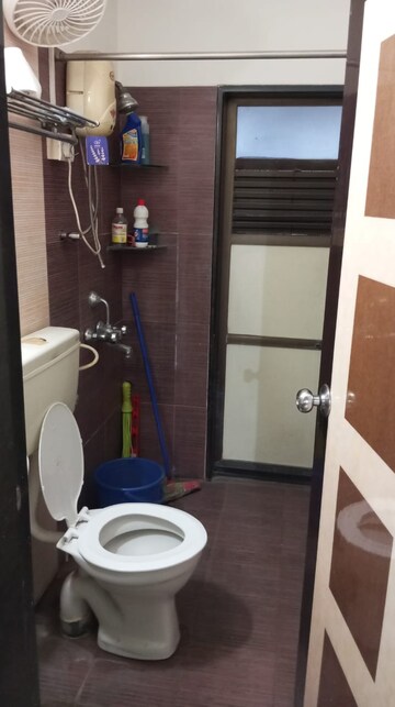 Bathroom in 2 BHK Apartment at Akashganga Complex Kavesar, Kavesar – for Rent