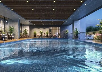Swimming Pool in 3.5 BHK Apartment at Godrej Madison Avenue, Kokapet – for Sale