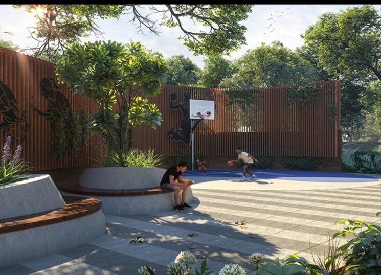 Garden, godrej-madison-avenue 3.5 Bedroom 2500 Sq.Ft. Apartment In Kokapet Hyderabad 8083484