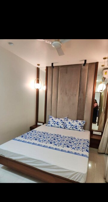 Bedroom in 2.5 BHK Apartment at Juhi Serenity, Ghansoli – for Rent