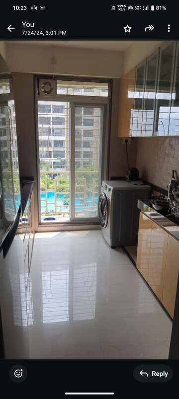 Kitchen in 2.5 BHK Apartment at Juhi Serenity, Ghansoli – for Rent