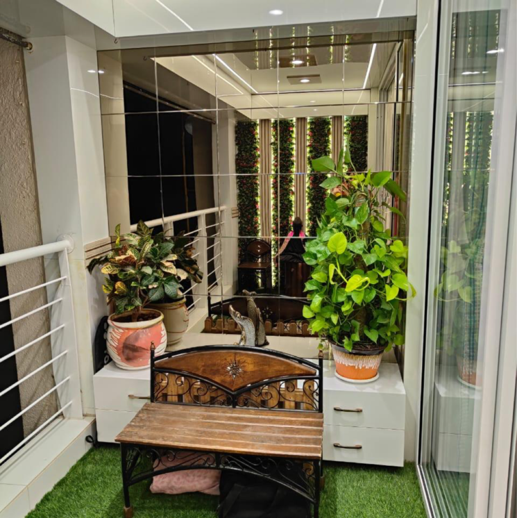 Balcony, regency-heights 2 Bedroom 875 Sq.Ft. Apartment In Azad Nagar Thane 8083511