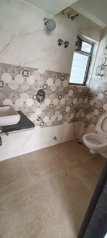 Bathroom in 2 BHK Apartment at Sanghvi Eco City Phase 3, Mira Road East – for Rent