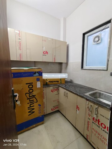Kitchen in 1 BHK Builder Floor at Ansal Sushant Lok I, Sector 43 – for Rent