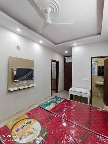 Bedroom in 1 BHK Builder Floor at Ansal Sushant Lok I, Sector 43 – for Rent