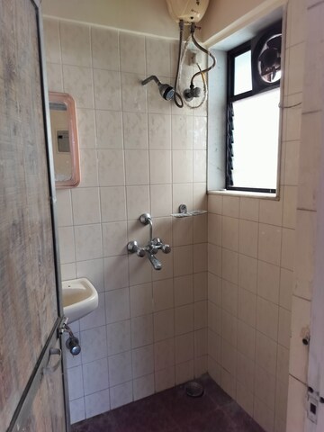 Bathroom in 1 BHK Apartment at Sai Kutir CHS Nerul, Sector 21 – for Rent