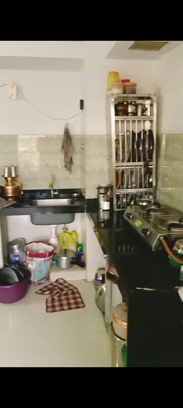 Kitchen in 1 BHK Apartment at Lodha Crown Quality Homes, Majiwada – for Sale