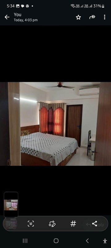 Bedroom in 3 BHK Apartment at Adani Oyster Grande Phase 2, Sector 102 – for Rent
