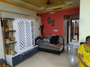 Living Room in 2 BHK Apartment at Vihang Shantivan, Majiwada – for Sale