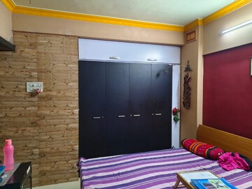 Bedroom in 2 BHK Apartment at Vihang Shantivan, Majiwada – for Sale