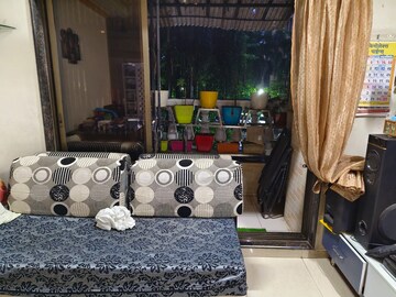 Living Room in 2 BHK Apartment at Vihang Shantivan, Majiwada – for Sale