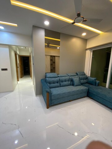 Living Room in 2 BHK Apartment at Rustomjee Urbania, Majiwada – for Sale
