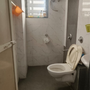 Bathroom in 1 BHK Apartment at RDC Woods Teakwoods, Panchsheel Nagar – for Rent