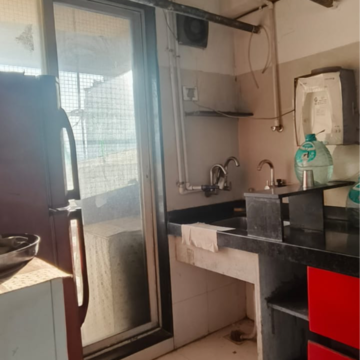 Kitchen in 1 BHK Apartment at RDC Woods Teakwoods, Panchsheel Nagar – for Rent