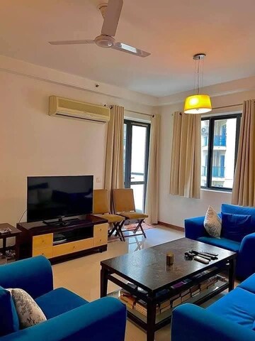 Living Room in 2 BHK Builder Floor at Palam Vihar Residents Association, Palam Vihar – for Rent