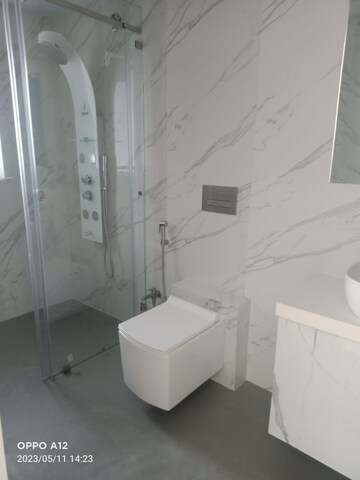 Bathroom in 4 BHK Apartment at Parinee Aria, Juhu – for Rent