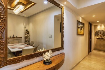 Living Room in 3 BHK Apartment at One Hiranandani Park, Ghodbunder Road – for Sale