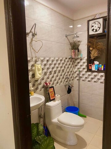 Bathroom in 2 BHK Apartment at Palm Residency Chhatarpur, Chattarpur – for Rent