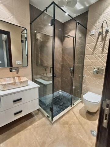Bathroom in 3 BHK Builder Floor at Palam Vihar Residents Association, Palam Vihar – for Rent