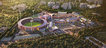  Showroom – Exterior View View at The Omaxe State, Sector 19b Dwarka - for Sale