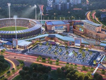  Showroom – Exterior View View at The Omaxe State, Sector 19b Dwarka - for Sale