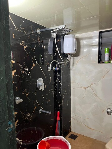 Bathroom in 1 BHK Apartment at Rutu Enclave, Kasarvadavali – for Sale