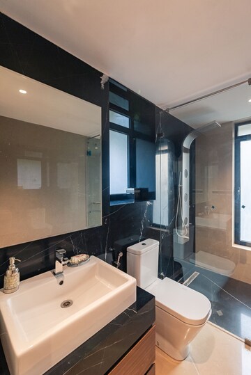 Bathroom in 4 BHK Apartment at Kalpataru Magnus, Bandra East – for Sale